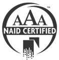 AAA Naid certified - logo